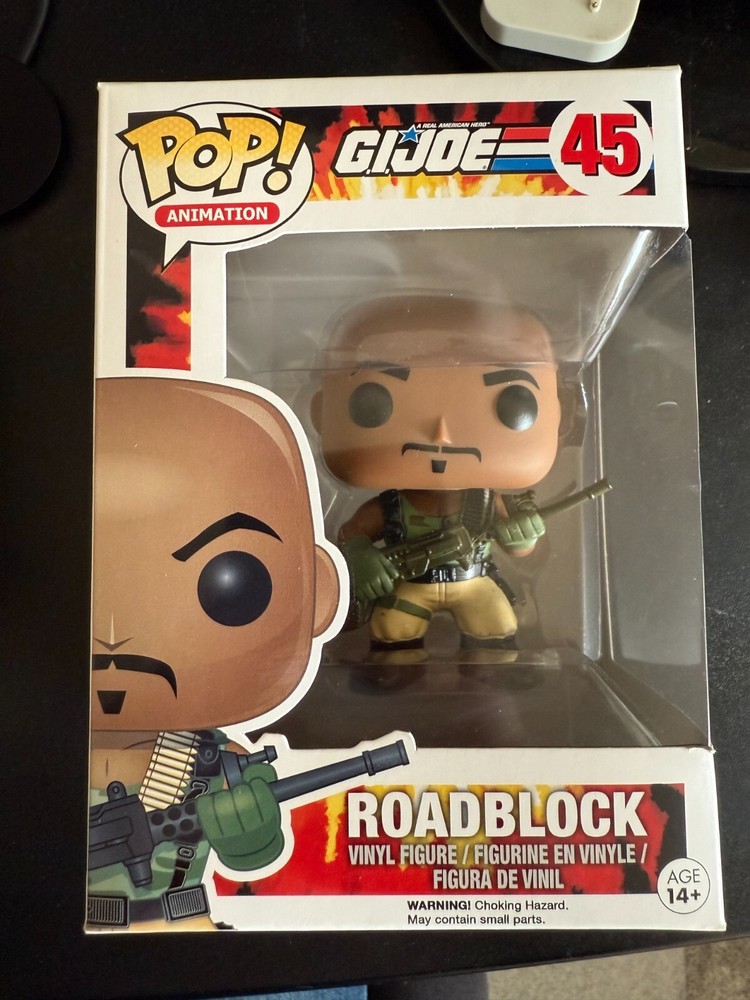 Funko Pop G.I. Joe Roadblock Bait Exclusive #45 Vinyl Figure