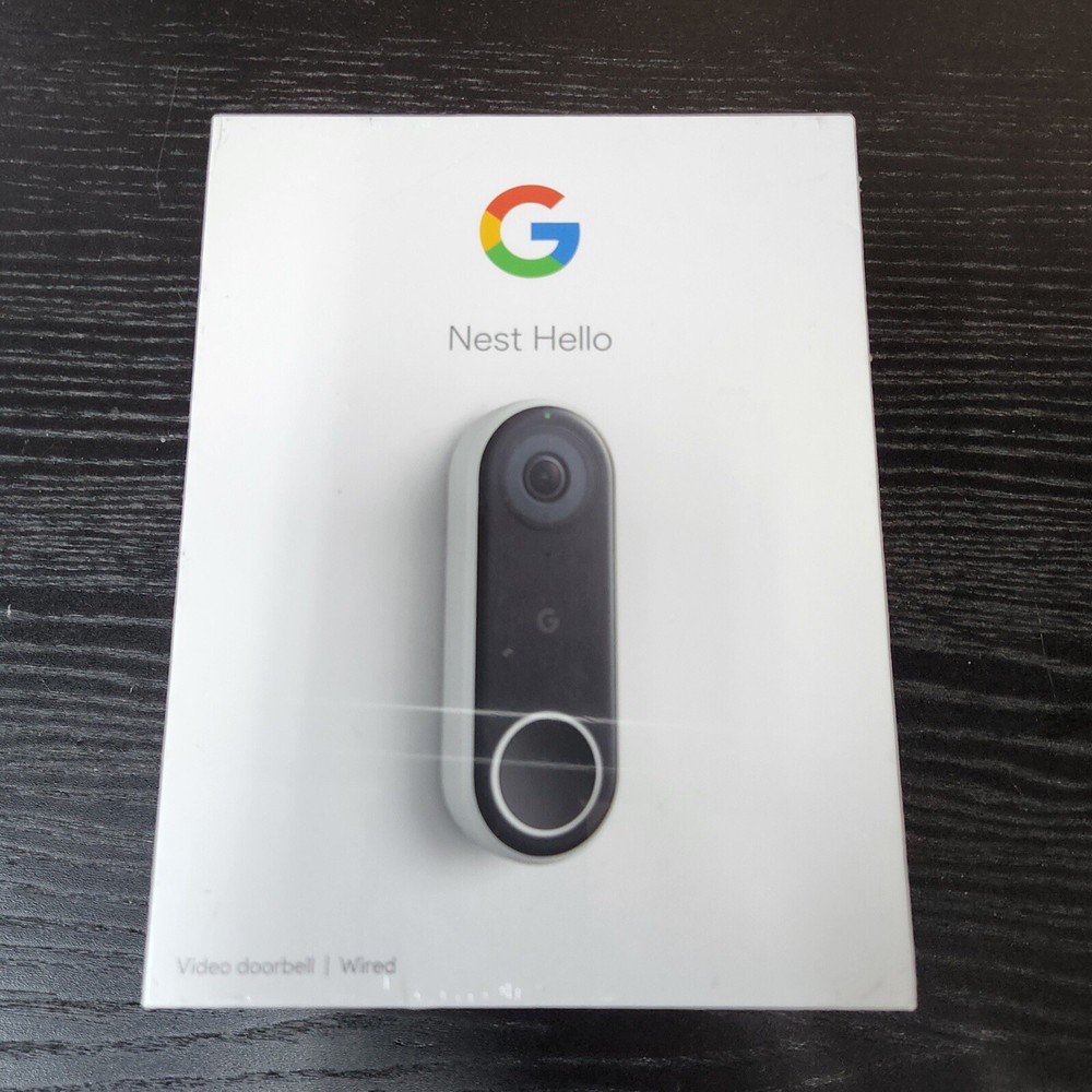 Nest Google Hello Smart Wi-Fi Video Doorbell NC5100US  WIRED FACTORY SEALED!!