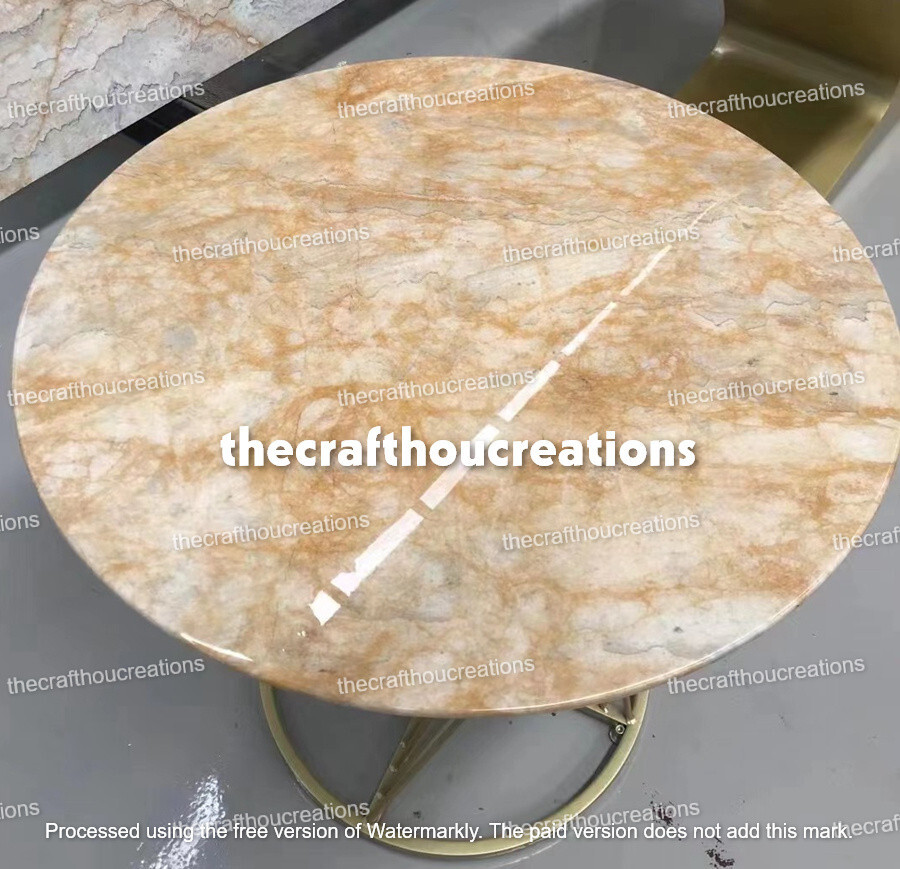 Agate stone quartz coffee table top for hallway home decor  