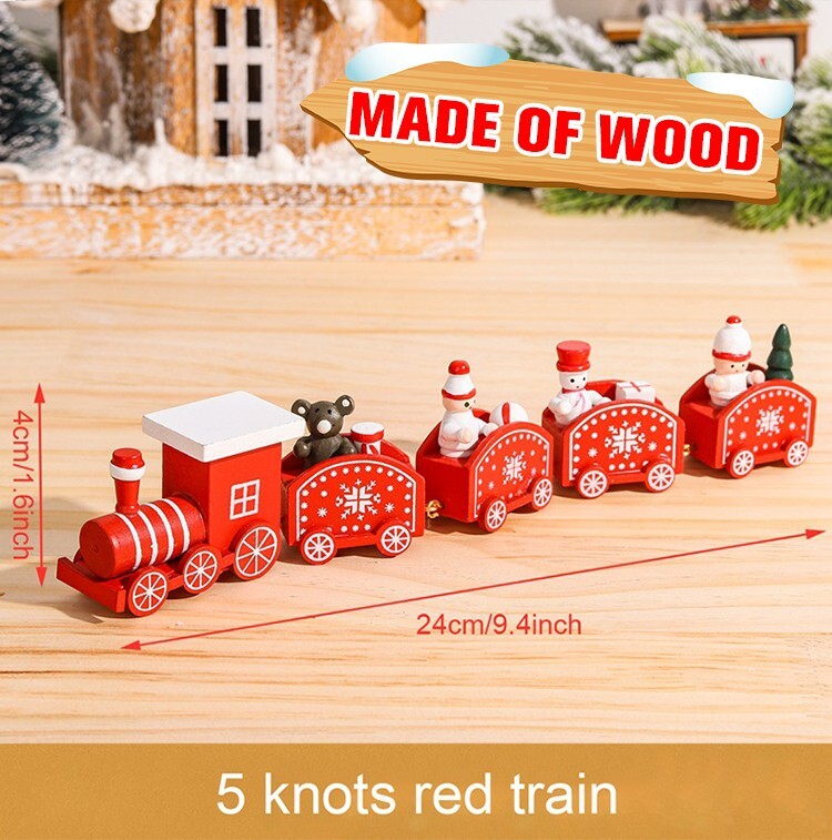 Christmas Train Merry Christmas Decorations For Home 2024 Cristmas Ornament Xmas