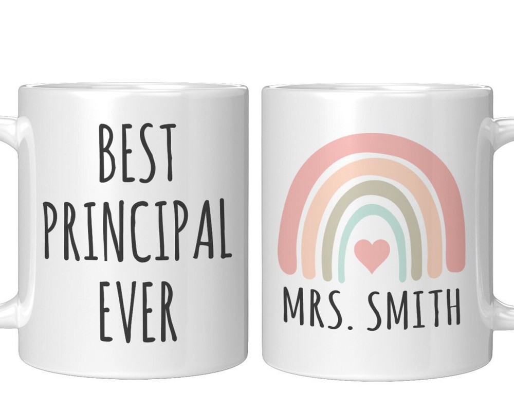 Personalized Principal Coffee Mug - Custom Gift for School Leaders  