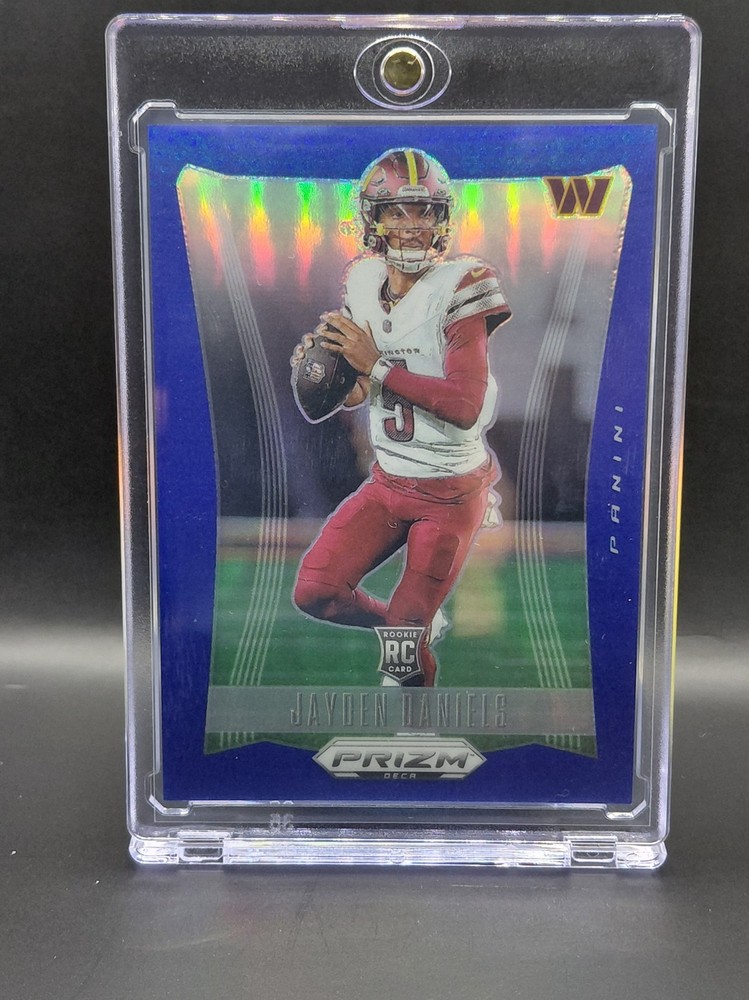 2024 Panini Prizm Deca - Jayden Daniels #295 Blue Prizm /149 Rookie