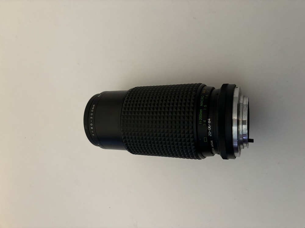 Makinon MC 80-200mm F4.5 Macro Auto Zoom Lens for Nikon AI CLEAN