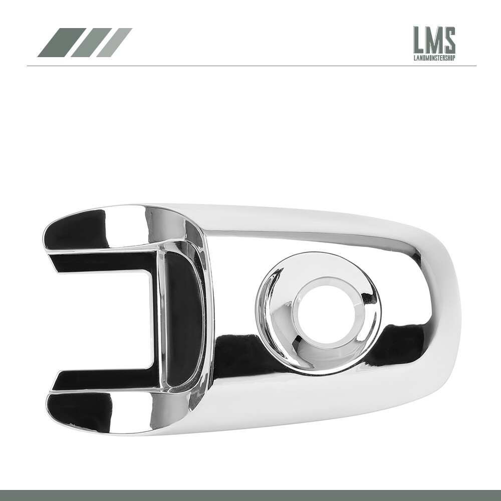 Chrome Exterior Door Handle Cap Fits 2011-19 Ford Explorer w/ Keyhole Front Left