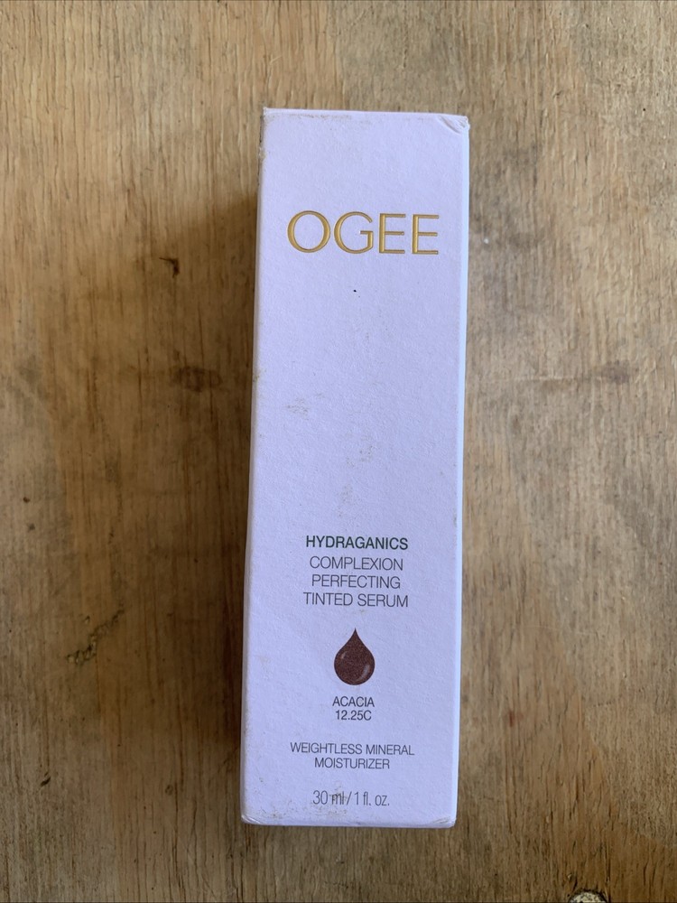 Ogee Hydraganics Complexion Perfecting Tinted Serum ACACIA 12.25C - 1 oz NEW