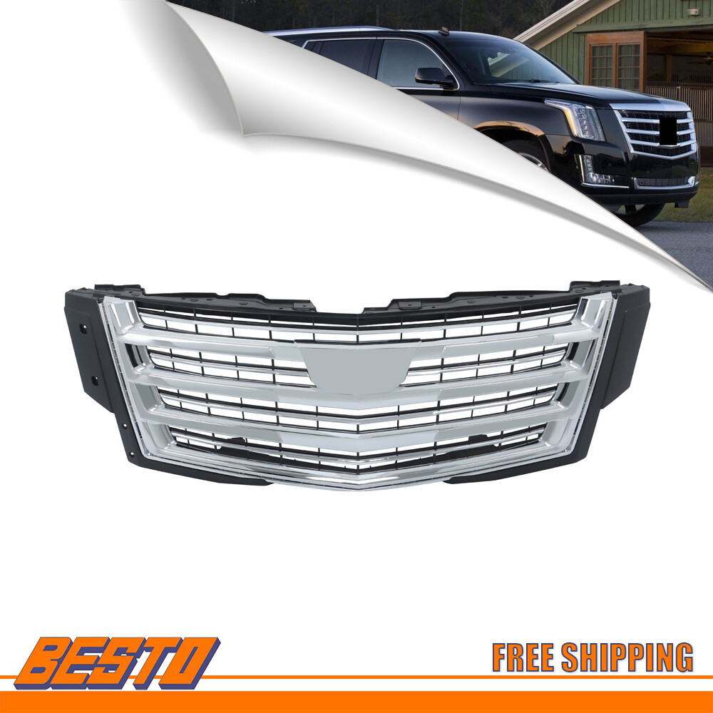 2015-20 Cadillac Escalade Chrome Front Upper Bumper Grille Molding