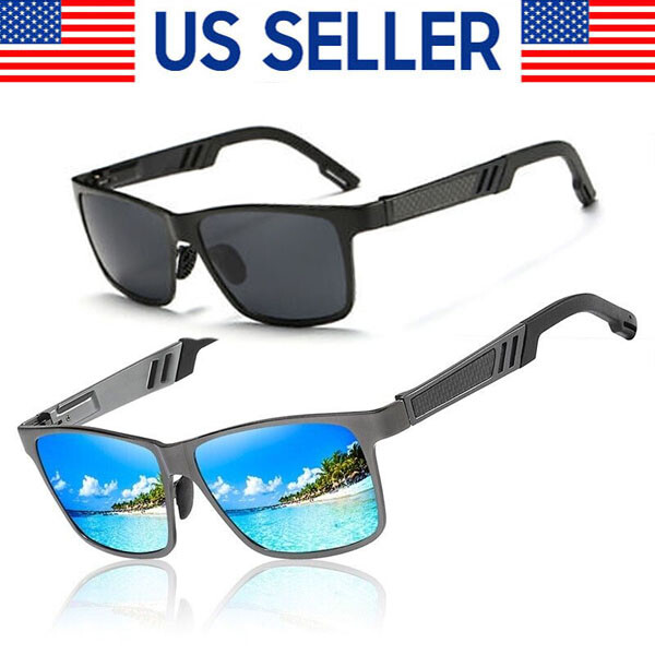 Men’s Aluminum Polarized Driving Fishing Outdoor Colored Eye Sunglasses