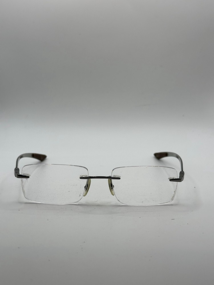 Ray-Ban RB8404 2679 Carbon Fiber Rectangular Rimless Eyeglasses FRAMES ONLY