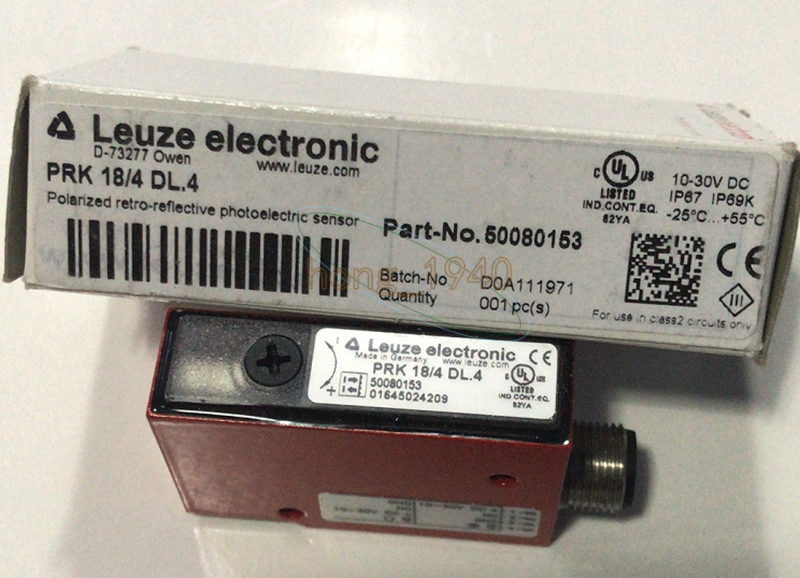 ONE NEW Leuze Sensor PRK 18/4 DL.4 PRK 18 4 DL.4