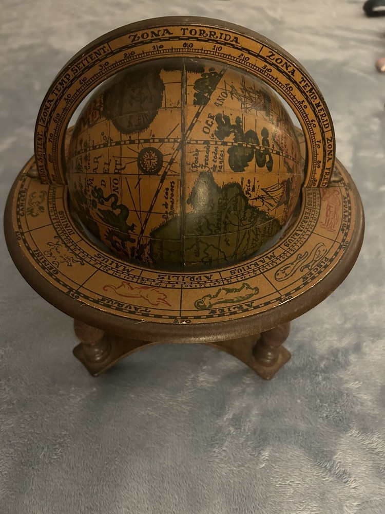 VINTAGE OLD WORLD GLOBE ZODIAC SIGNS 10