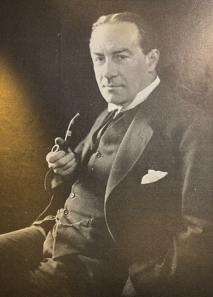 1923 Vintage Magazine Illustration Stanley Baldwin British Prime Minister