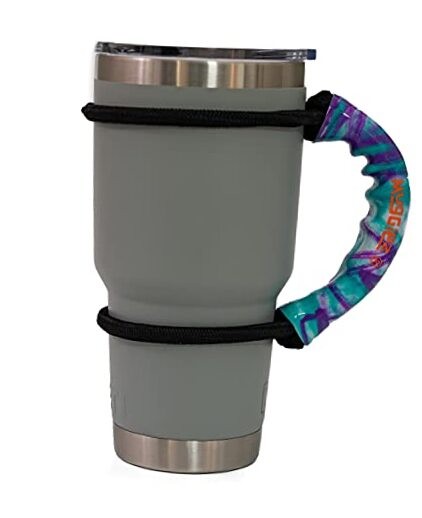 Universal Drink Handle for Pools - Purple & Teal Cup Holder Accessory