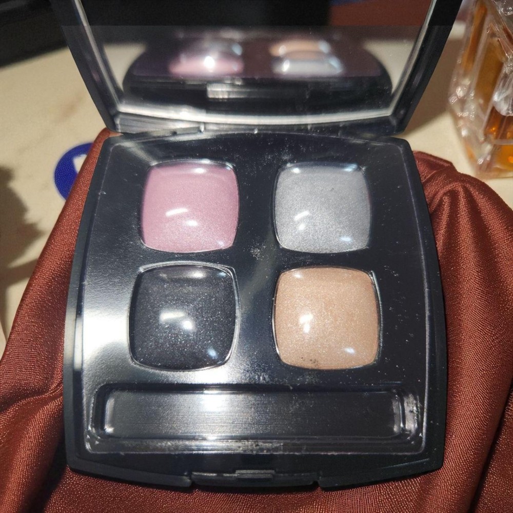 Chanel Cream Eyeshadow Palette in Pink Gray Silver Beige