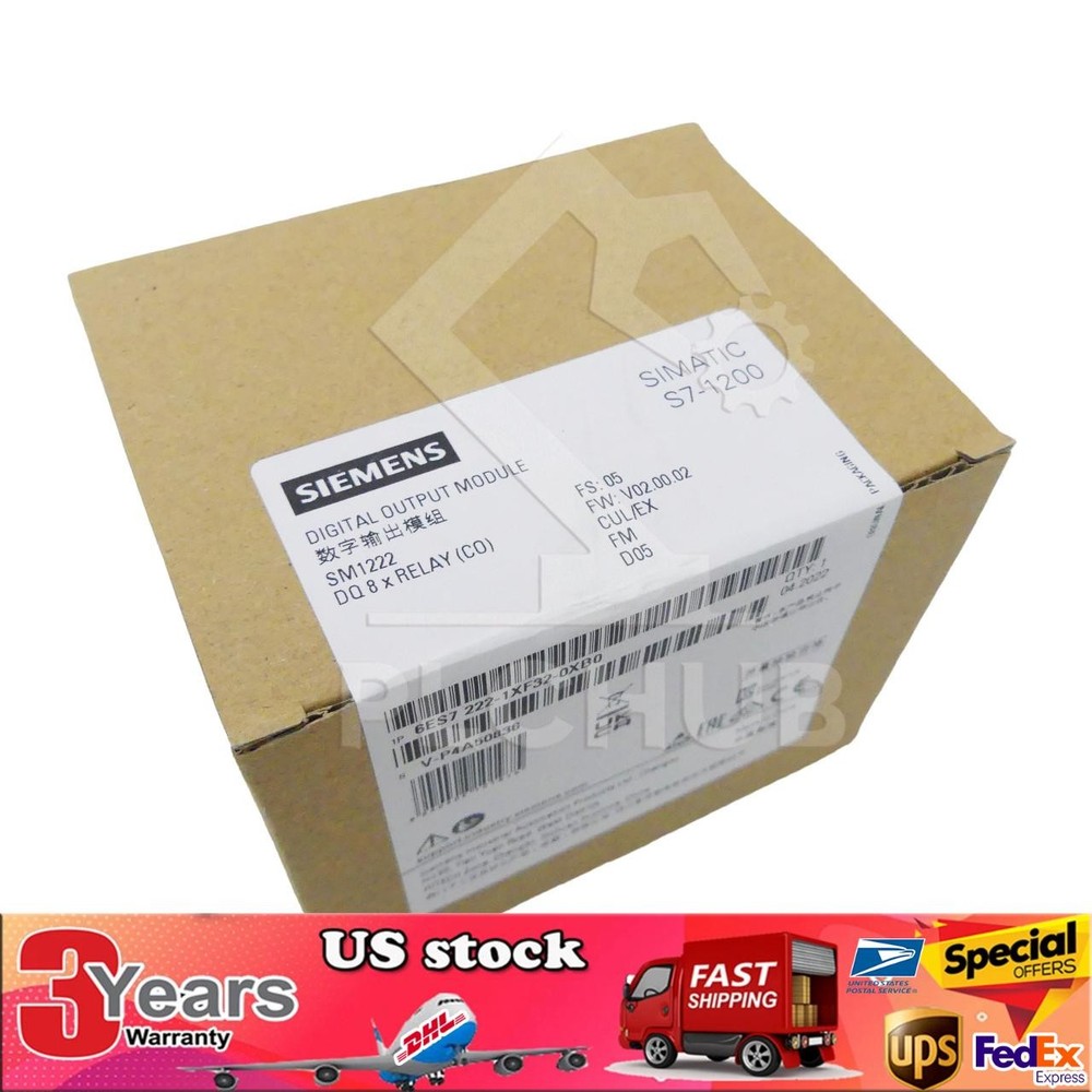 New Siemens 6ES7222-1XF32-0XB0 6ES72221XF320XB0 S7-1200 Digital output SM1222