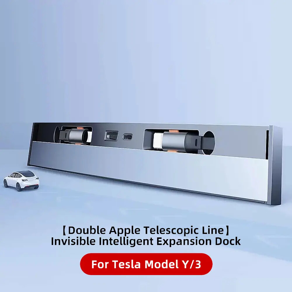 Fast Charging Waterproof USB Hub for Tesla Model 3 & Y