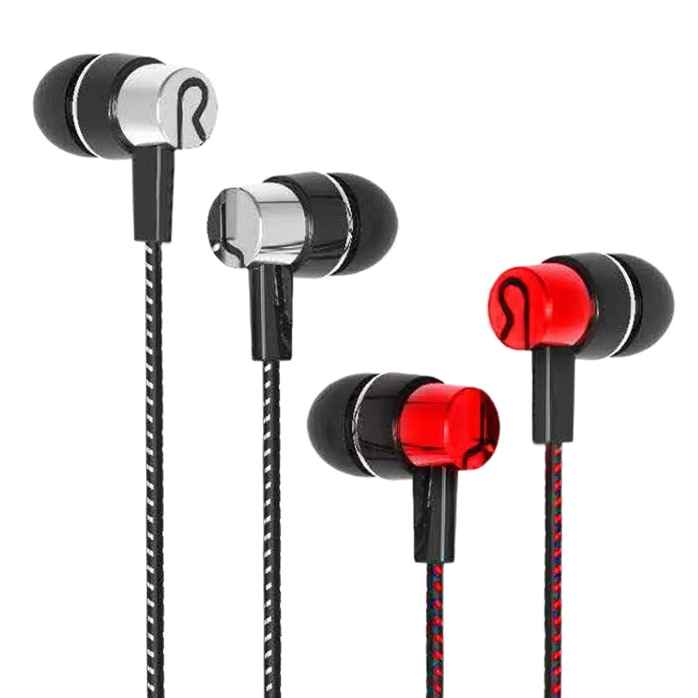 3.5mm Wired Earbuds For Music Sweat-proof Corded In-Ear Wired Bass Earphone