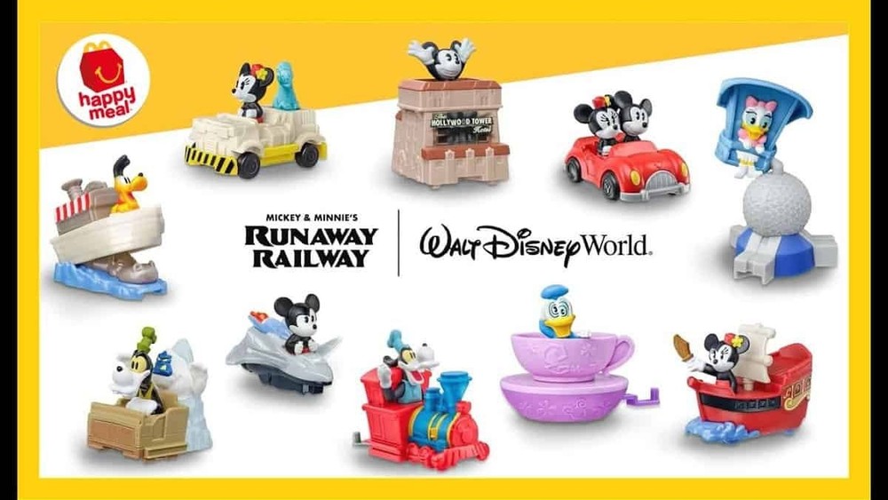 2020 2022 McDONALD'S Disney's 50th Mickey Minnie Runaway Railway HAPPY MEAL TOYS