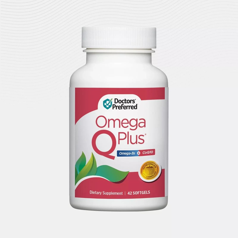 DOCTORS PREFERRED Omega Q Plus– Omega-3 and CoQ10 Supplement