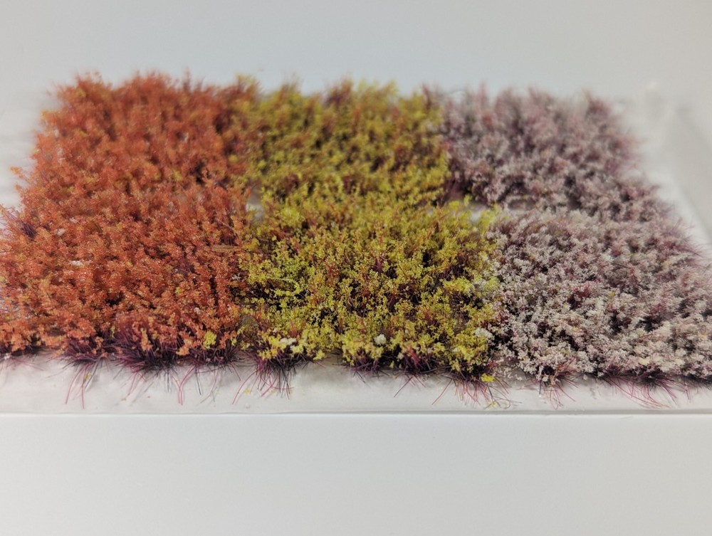 Self Adhesive Static Grass Tufts for Miniature Scenery -Mixed Wildflowers-8mm