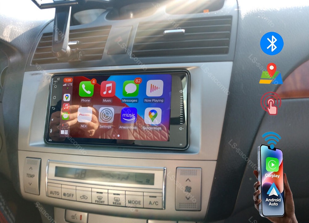 For 2004 2005-2008 Toyota Solara Android 14 Apple Carplay Car GPS Stereo Radio