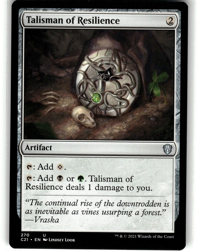 TALISMAN OF RESILIENCE Commander 2021 #270 C21(NM+)(MTG)