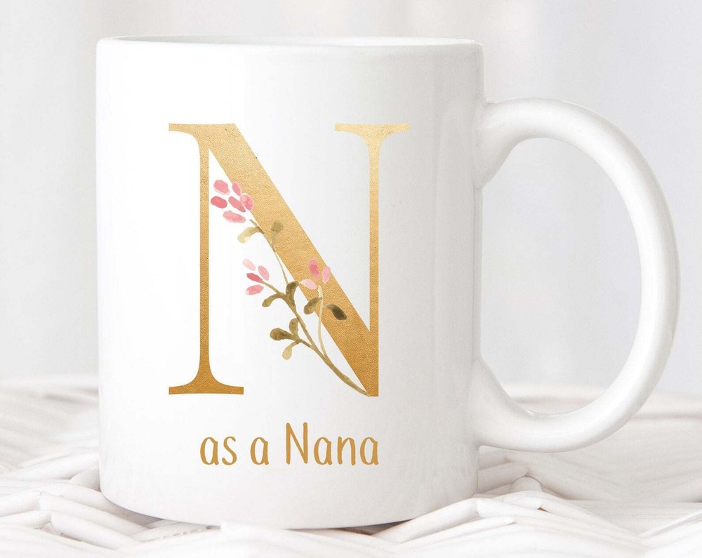 Personalized Gift Mug Alphabet Initial Mug Special Gift Customizable Custom