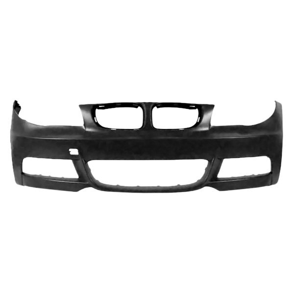 Front Bumper Cover For 08-13 BMW 128i With M Package w/o Headlight Washer Holes