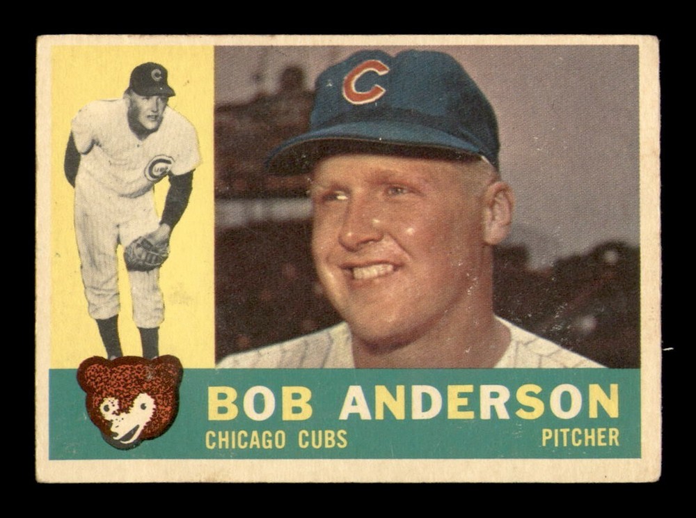 1960 Topps Set Break #412 Bob Anderson VG-EX *OBGcards*