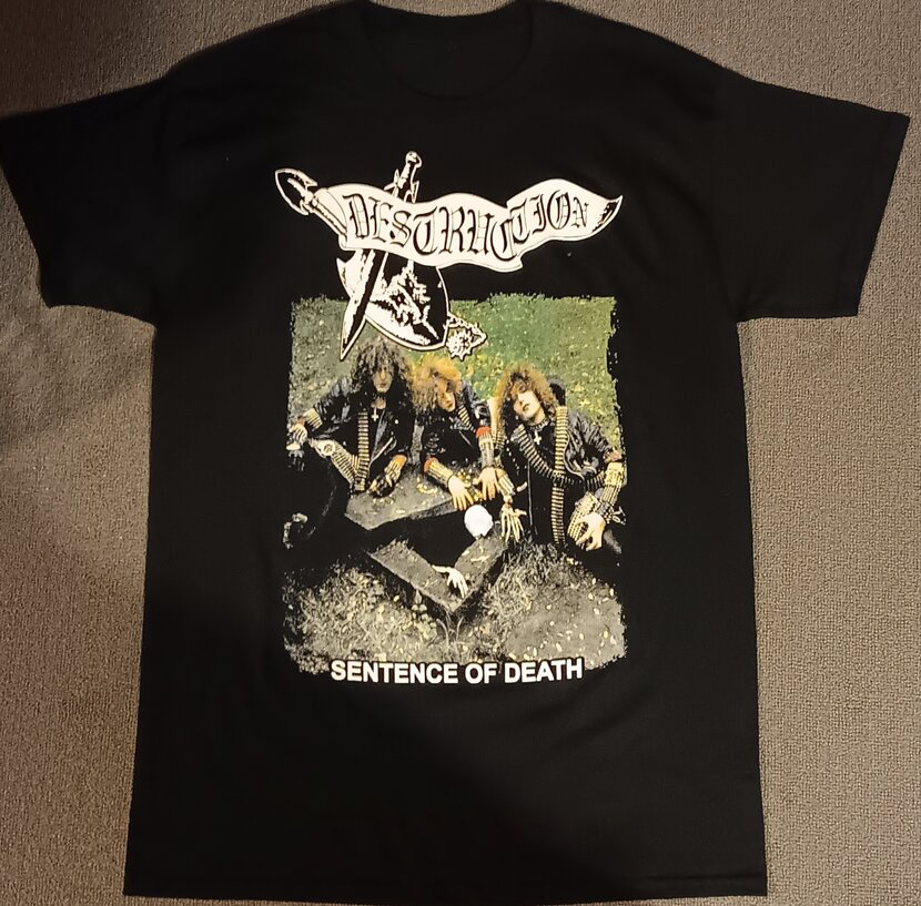 Destruction Band Sentence of Death Album T-Shirt Gift For Men Women