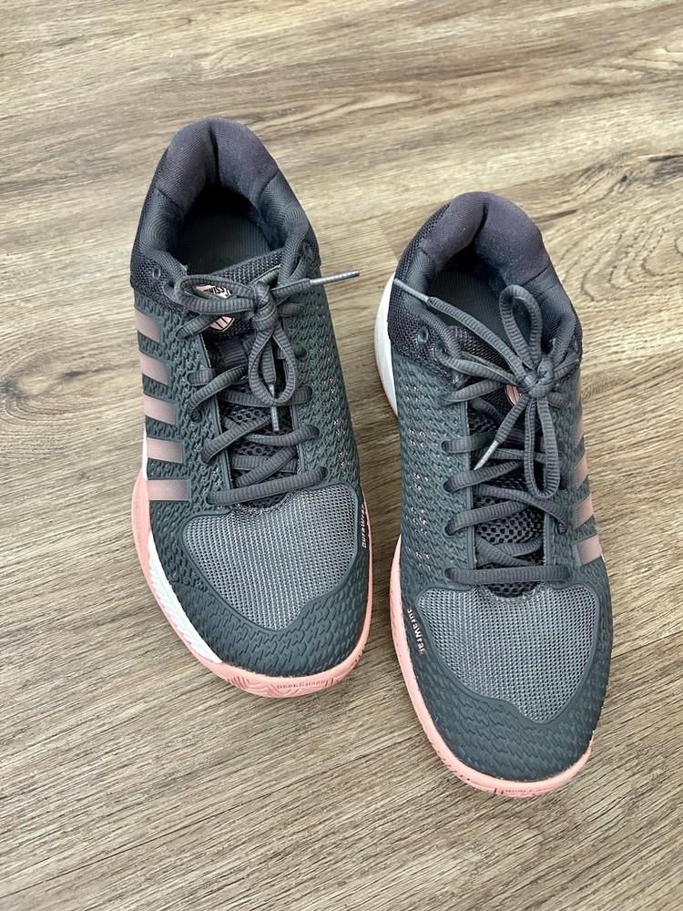 K-Swiss Women's Express Light Pickleball Shoes DuraWrap Size 8.5 Gray Pink
