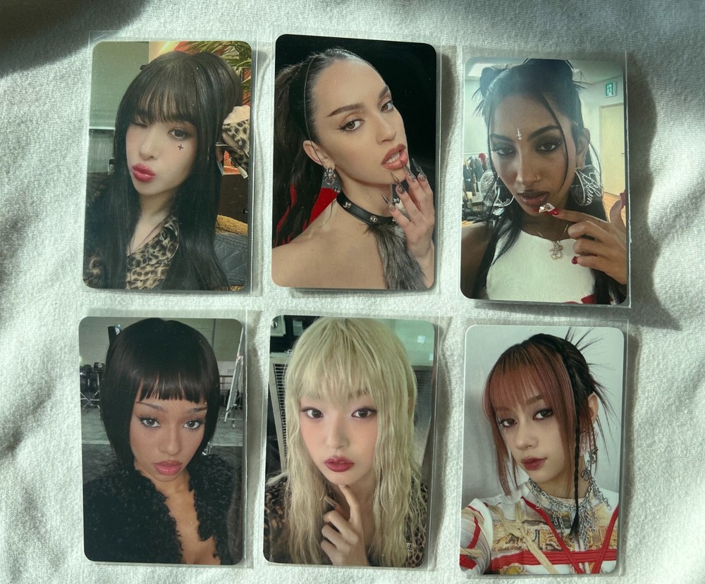 Katseye BEAUTIFUL CHAOS Gnarly Broadcast sanok Pob Photocard PC