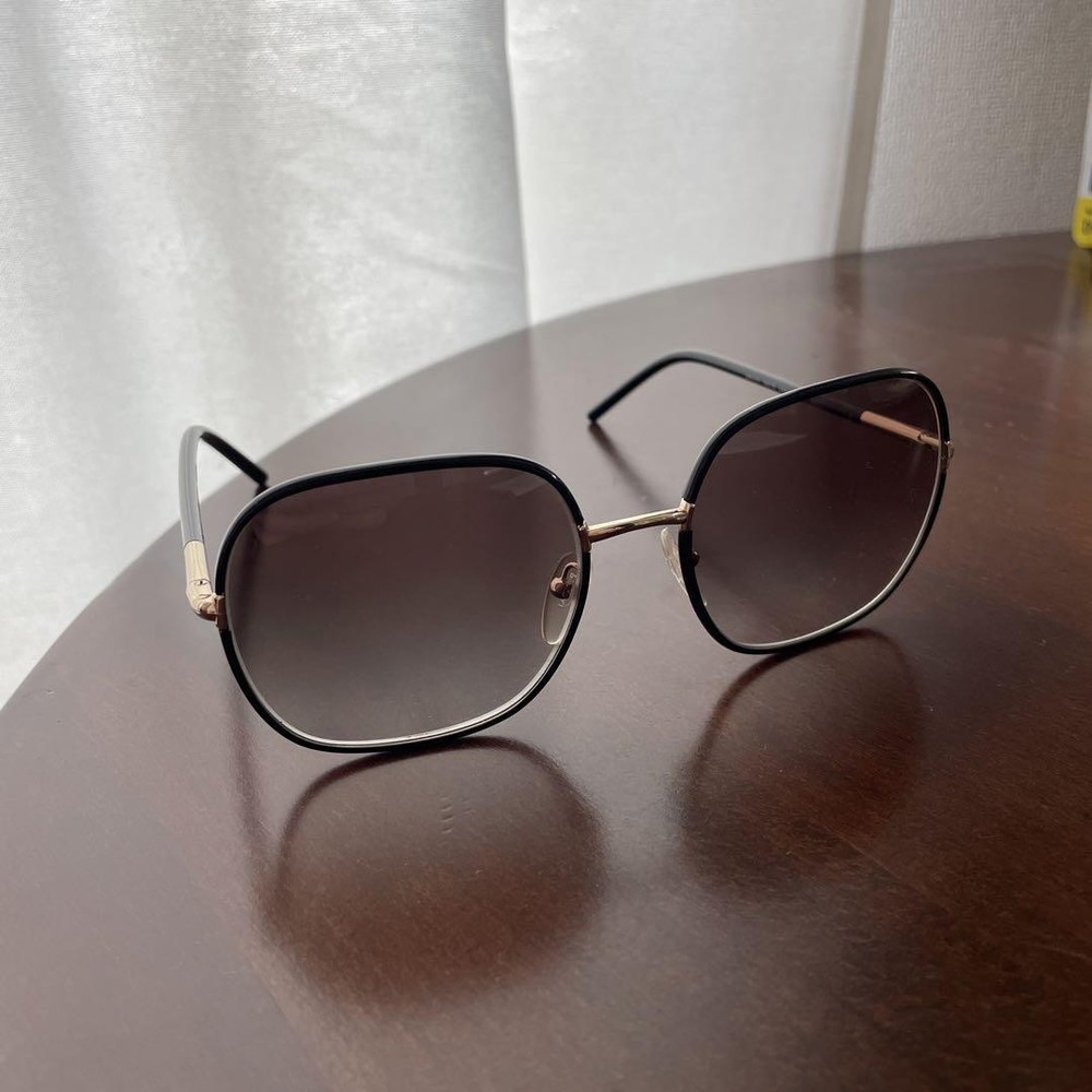 Prada Unisex Brown Black Logo Glasses Near New Repairable Condition