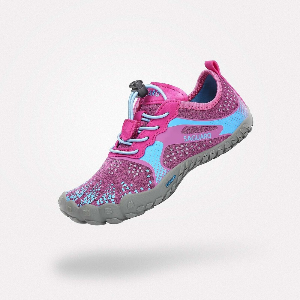 Saguaro Kids Size US 8.5 Pink Ultralight Barefoot Shoes