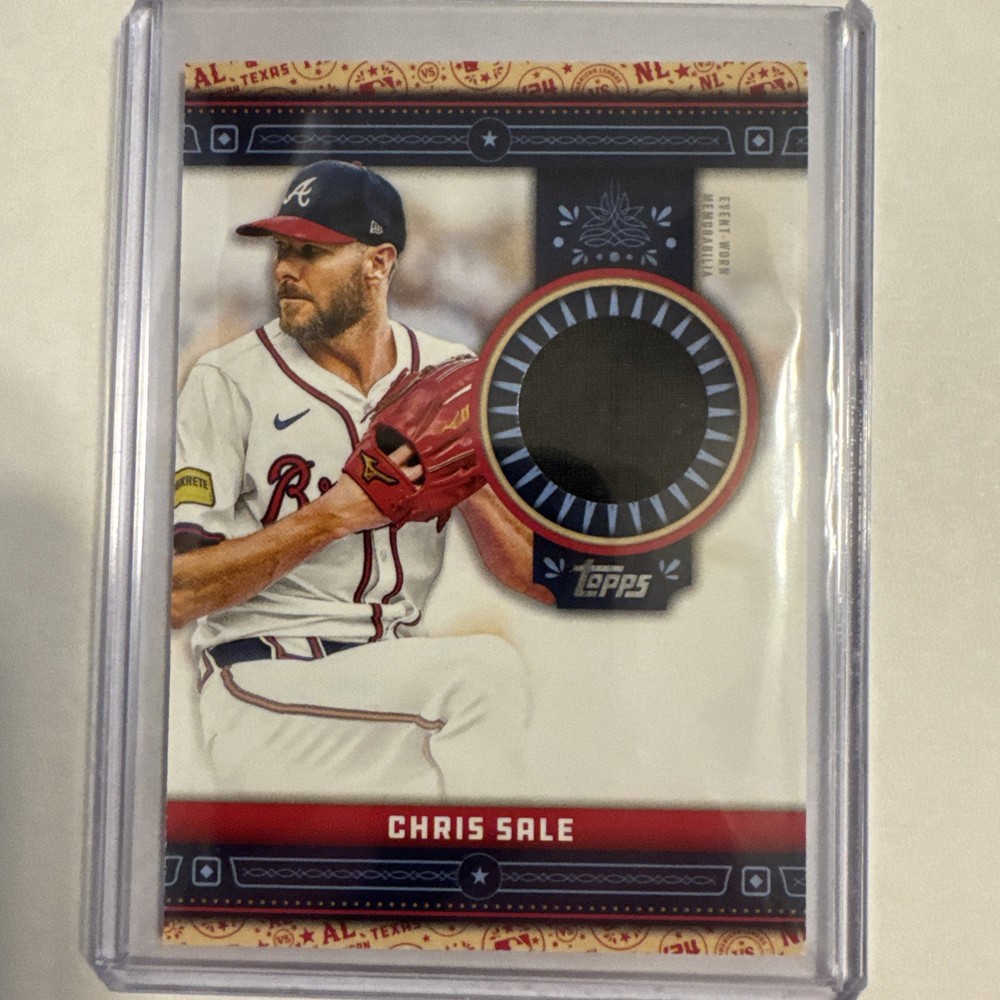 2024 Topps Update Series All-Star Stitches #ASR-CS Chris Sale Game-Used Memorabilia