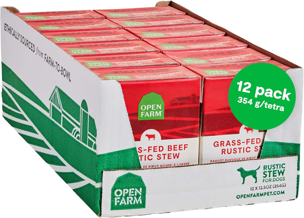 Rustic Stews Wet Dog Food, Grain-Free, Complete & Balanced with Human-Grade Ingr