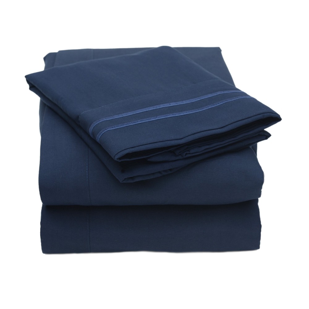 3 Piece 2000 12 Colors Collection Egyptian Quality Deep Pocket Bed Sheet Set,...