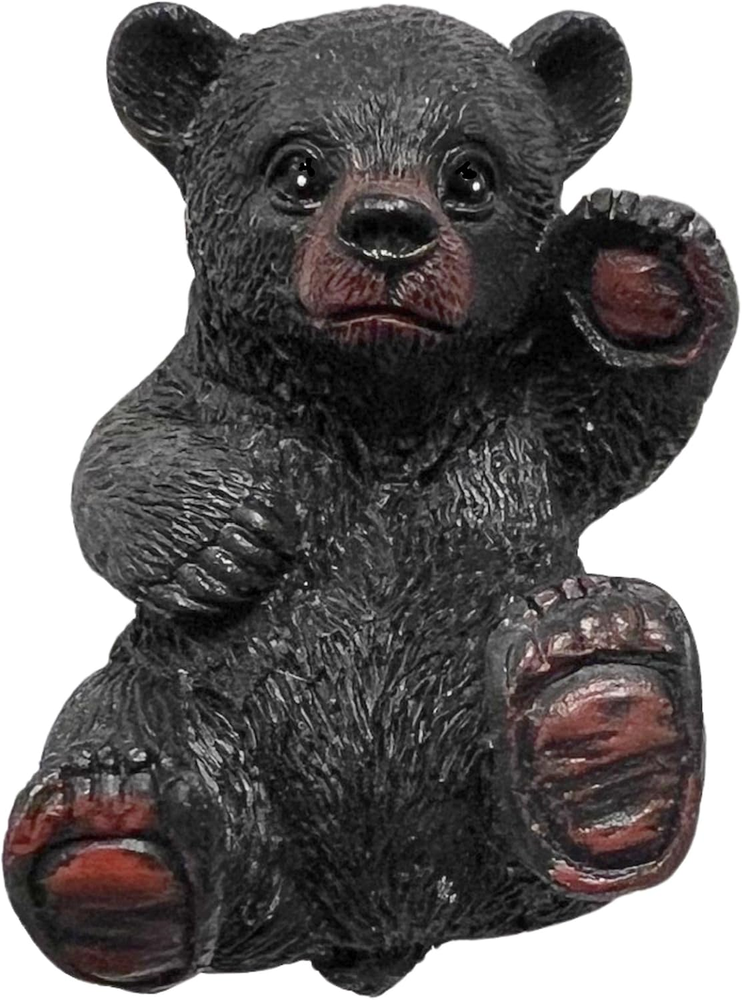 Black Bear Drawer Pull Cabinet Knob Dresser Handle Cabin Lodge Woo