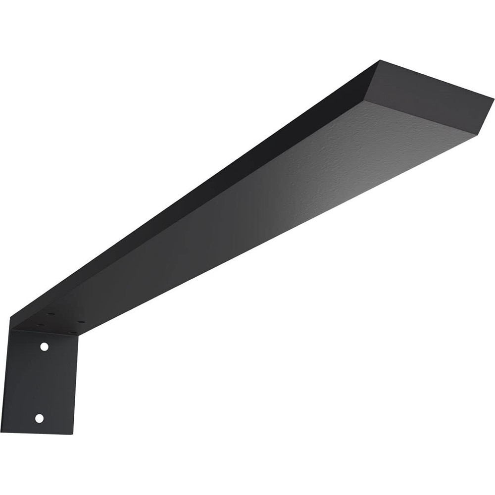 BKTMHB Heavy Duty Steel Bracket with Back Plate 2.5x20x4 Inches for Sturdy Support