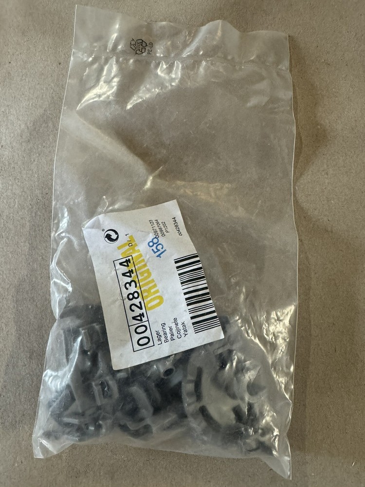 42: New Genuine OEM Bosch Thermador Dishwasher Bearing Tine Clip Kit 00428344