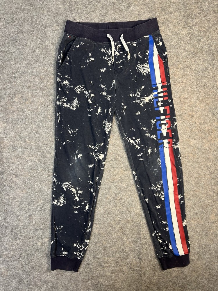 Tommy Hilfiger Boys Size L (16/18) Courtney Splatter-Print Fleece Sweatpants