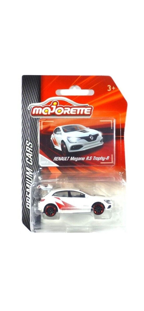 RENAULT MEGANE RS TROPHY-R WHITE MAJORETTE 1/64 PREMIUM CARS REF 222F CAR