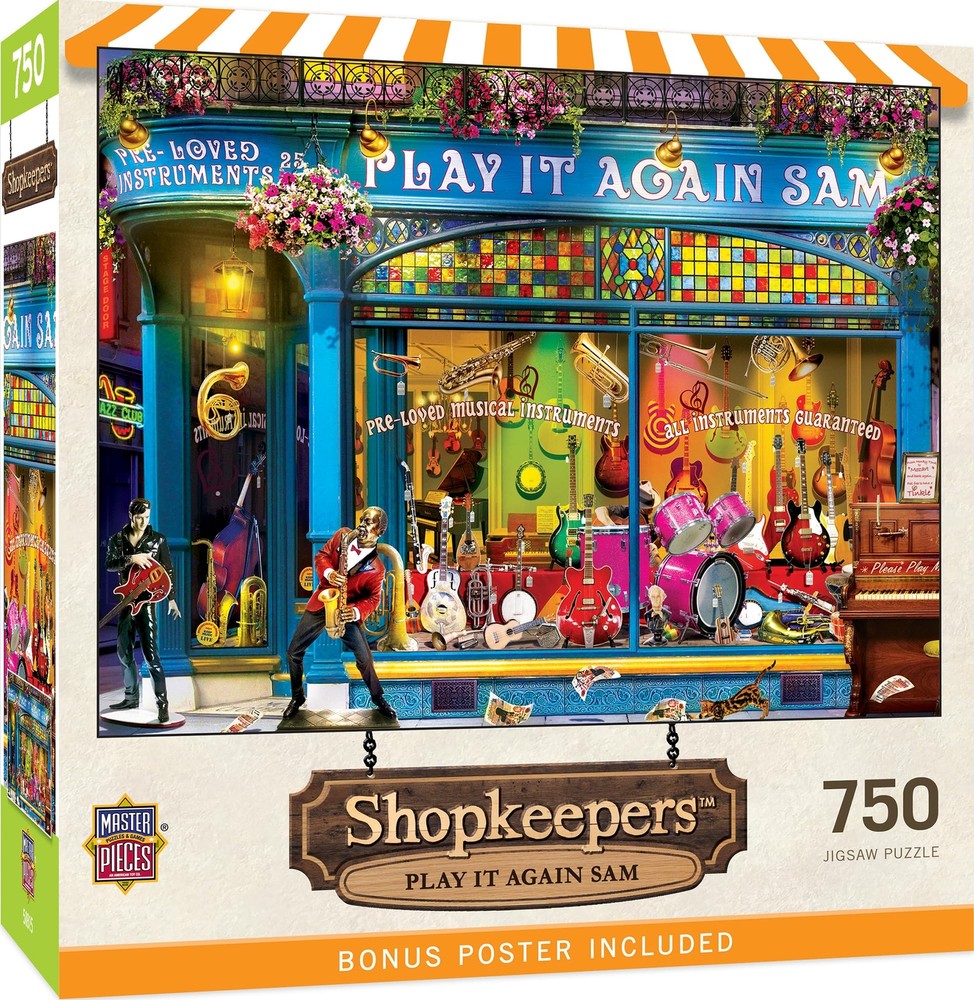 750 Piece Jigsaw Puzzle for Adults and Family - Play It Again Sam - 18