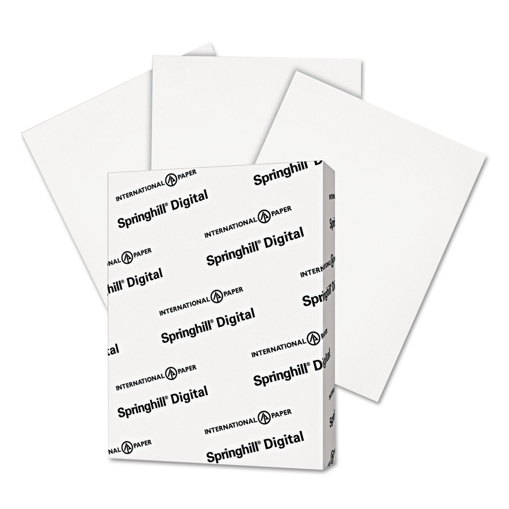Springhill Digital Index White Card Stock 90 lb 8 1/2 x 11 250 Sheets/Pack