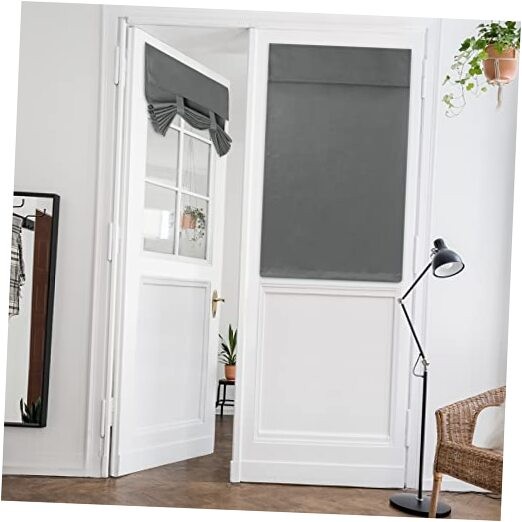Blackout French Door Curtains for Privacy on Glass Windows