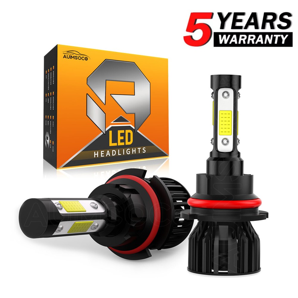 For Saturn Ion Sedan 2.2L 2003-2007 9007 LED Headlight High Low Dual Beam Bulbs