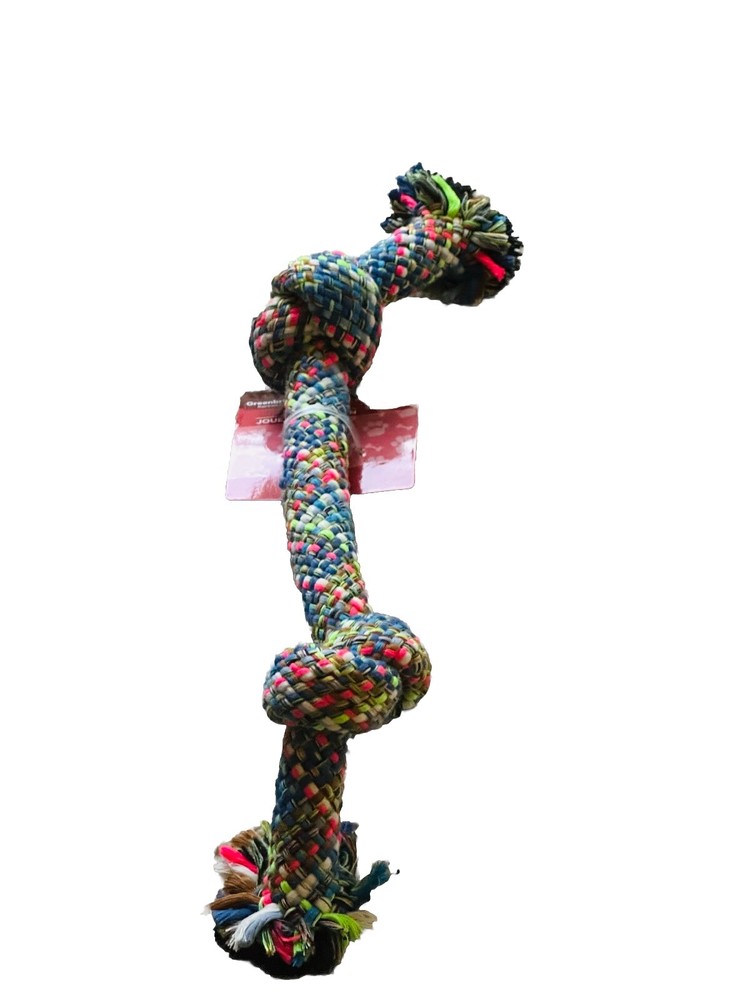 Greenbriar Kennel Club Dog Rope Toy Multicolored Interactive Heavy Duty