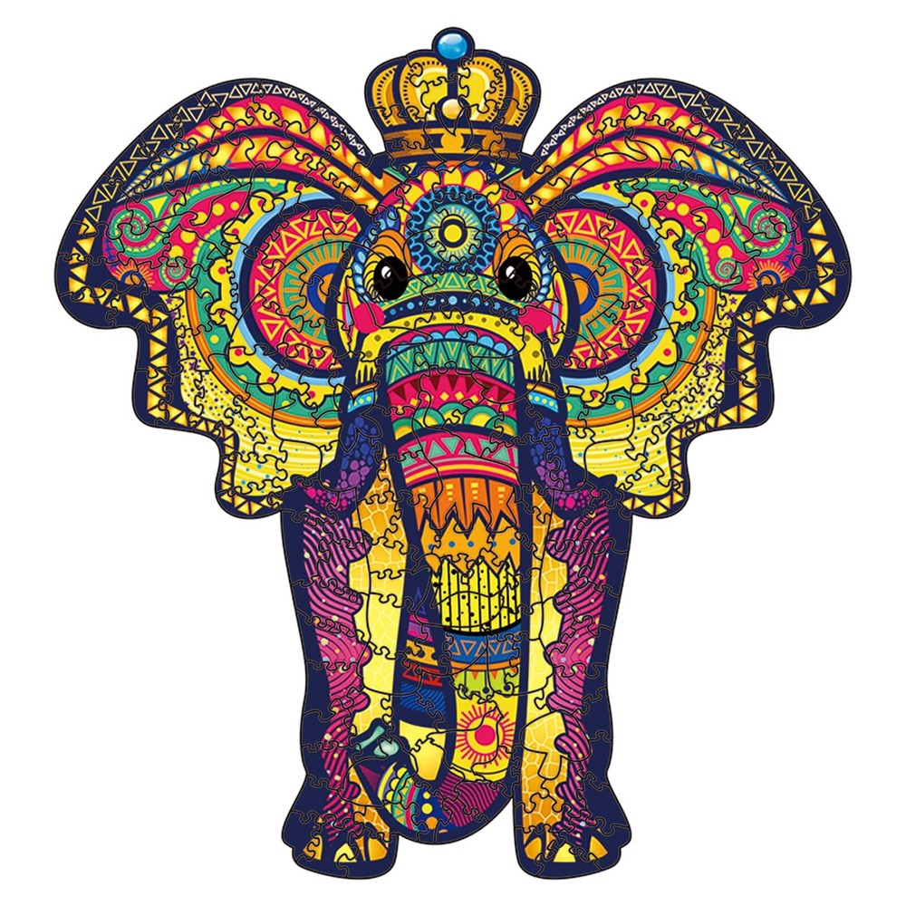 Wooden Puzzles for AdultsWooden Animals Shaped PuzzlesUnique Shaped Jigsaw Pu...