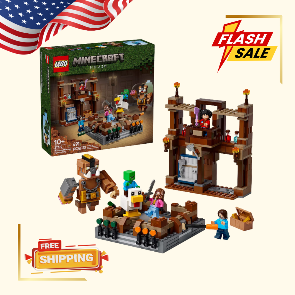[FASH SALE] LEGO Minecraft Woodland Mansion Fighting Ring 21272 Build Kit-image
