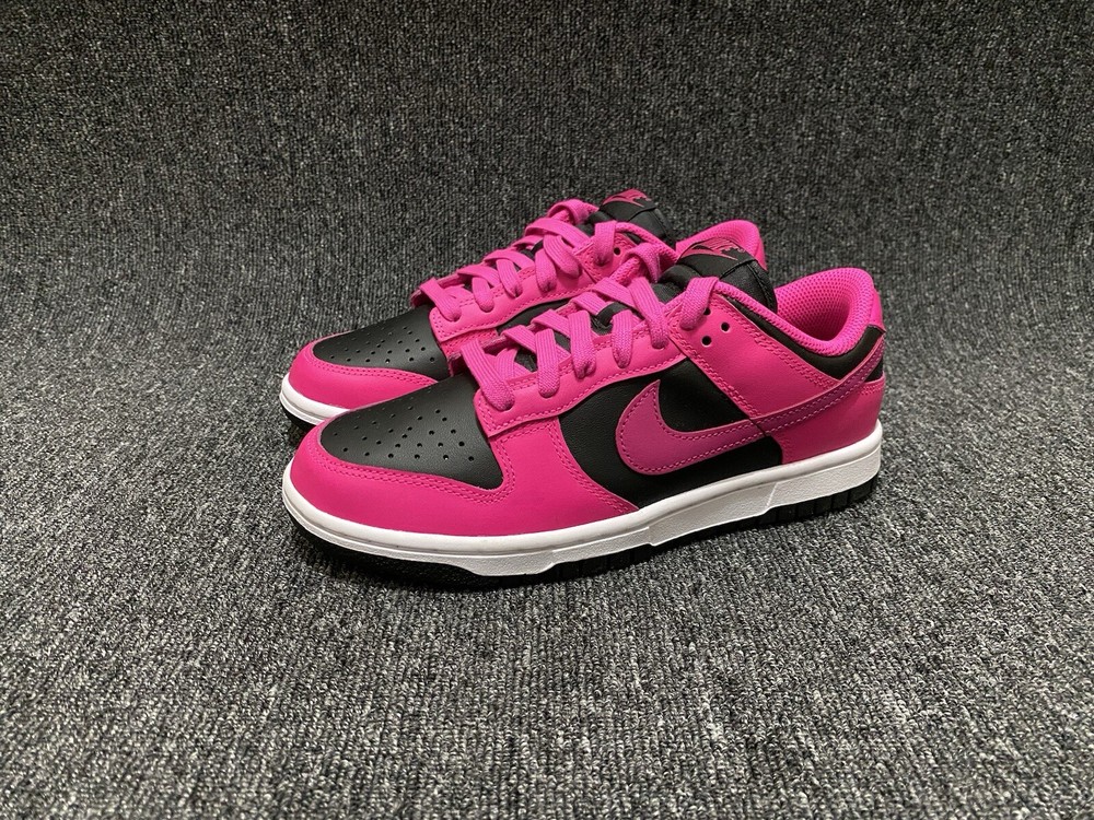 Nike Dunk Low Womens Shoes US 6 UK 3.5 EU 36.5 New Fireberry Black Pink Sneakers