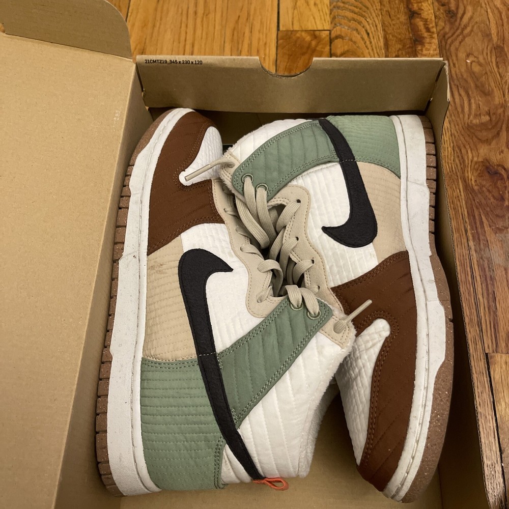 Size 12W/10.5M - DS Nike Dunk High LX Next Nature Toasty “Summit” 2021 Og Box